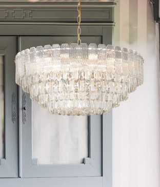 마펠 800파이 21등 펜던트전등 크리스탈