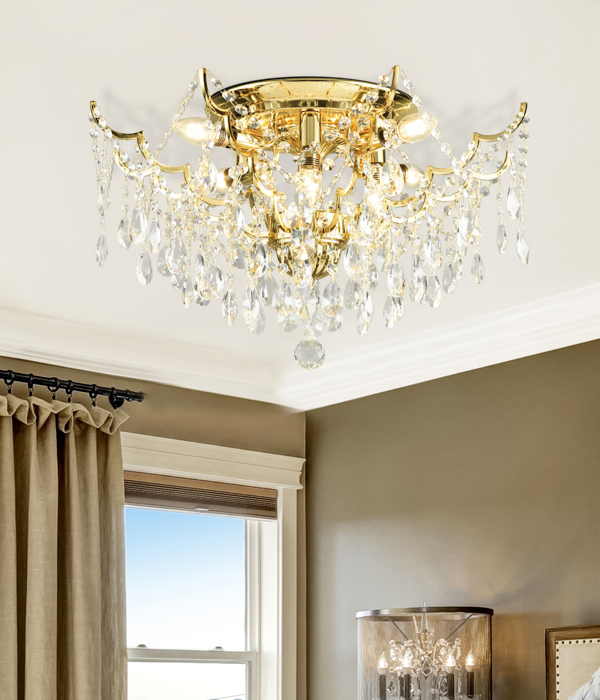 메세라 8등 크리스탈거실등 안방전등