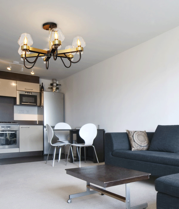 스노우맨 6등 거실전등 인테리어 방등