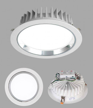 W 일반형 매입등 타공 255mm(10인치) KS 40W, 50W, 60W, 80W 고천정 다운라이트